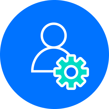 Content access and collaboration settings icon