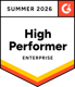 Decisions G2 High Performer badge, Meeting Management, Enterprise, Summer 2026