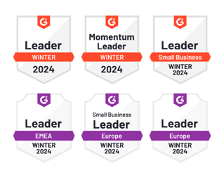 Winter 2024 Leader Badges