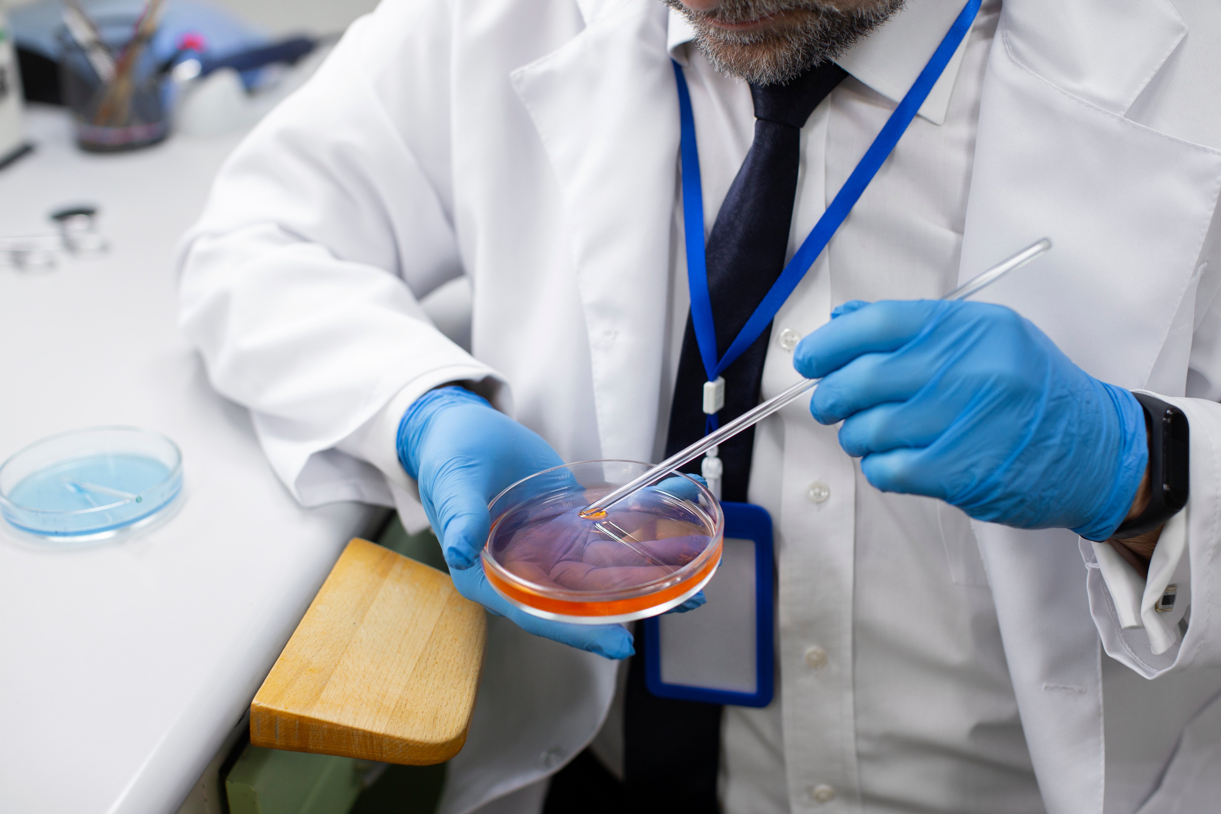 doctor-working-medical-research