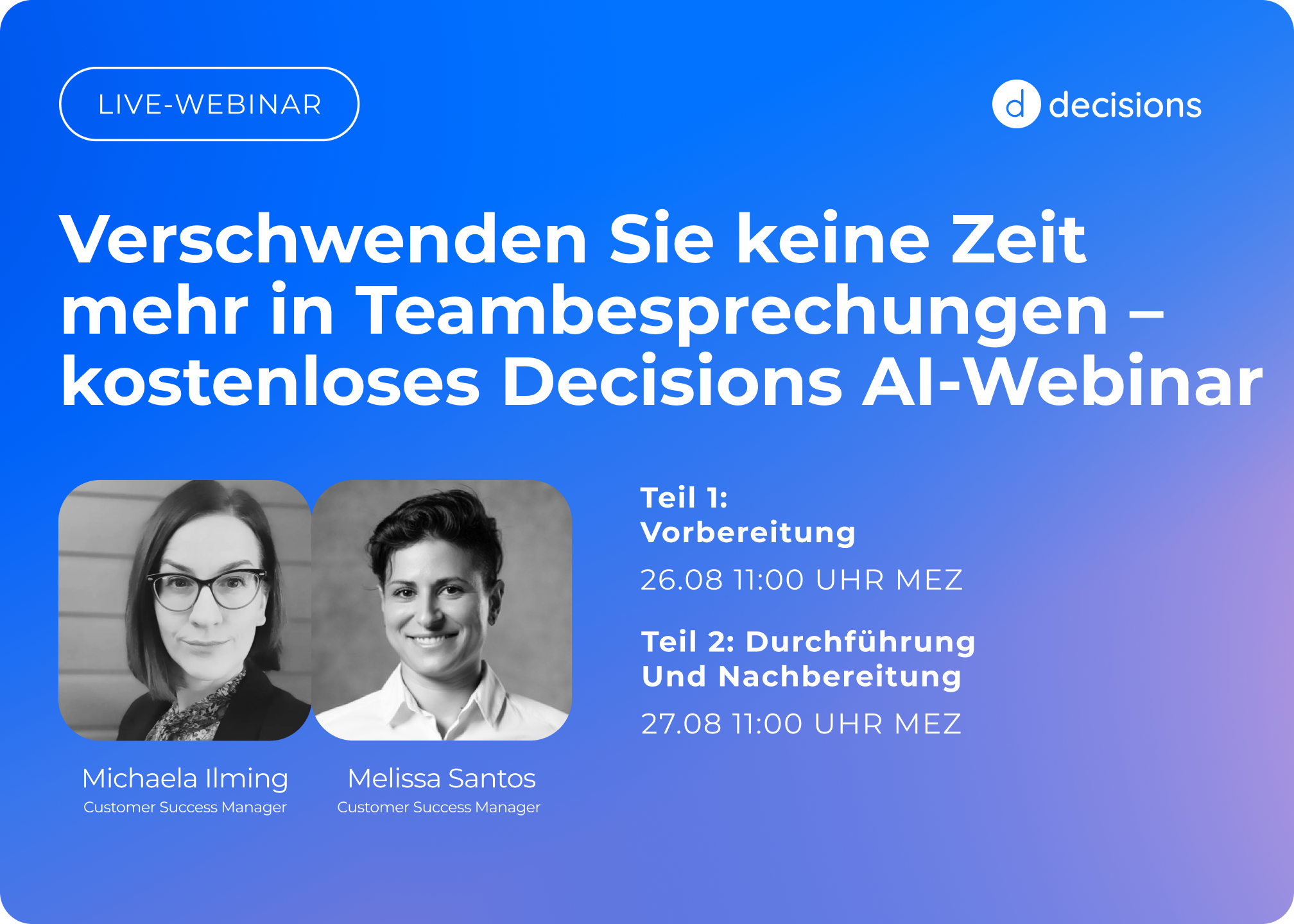 German AI Webinars Landing Page Graphic