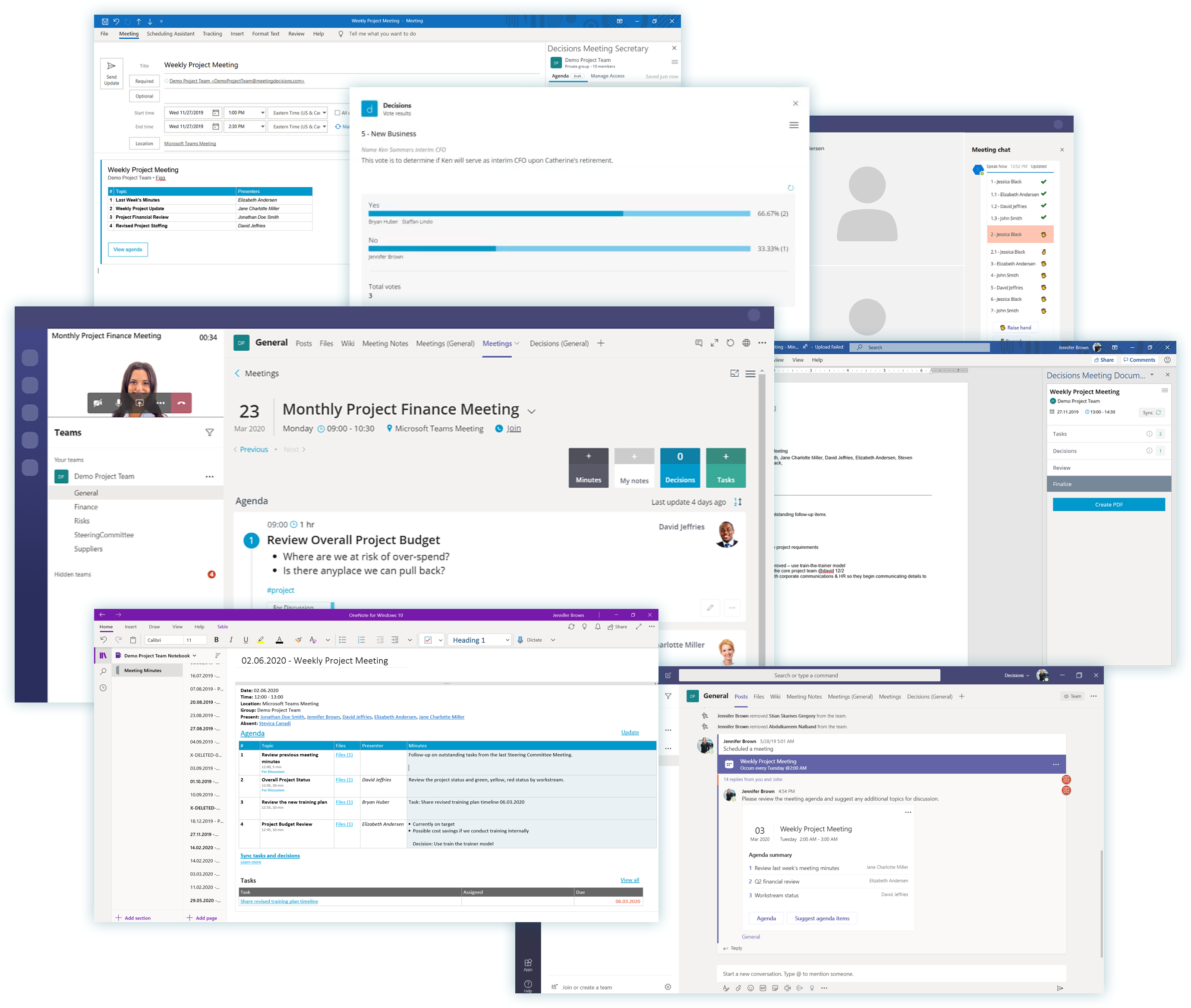 Office 365 Integrations for managing your Meetings